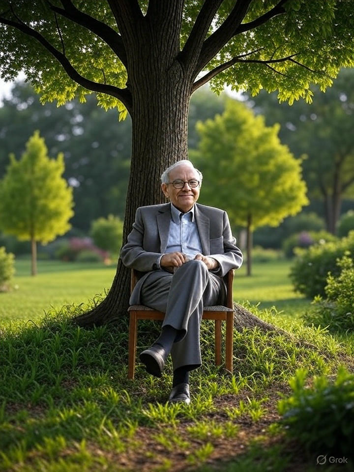 Someone's sitting in the shade today because someone planted a tree a long time ago