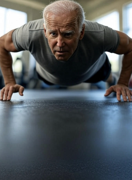 if demented biden can - you can. 50 push ups