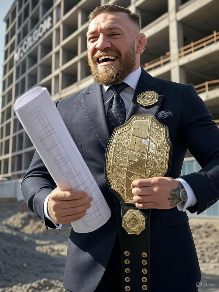 You build empires with hard work