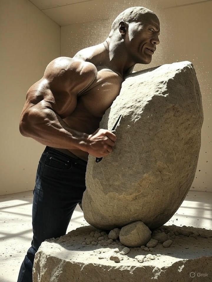 You shape destiny with daily grind.